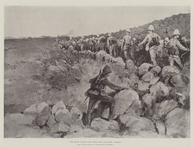 La Colonna di Soccorso a Quattro Miglia da Ladysmith, Alba da Henry Charles Seppings Wright